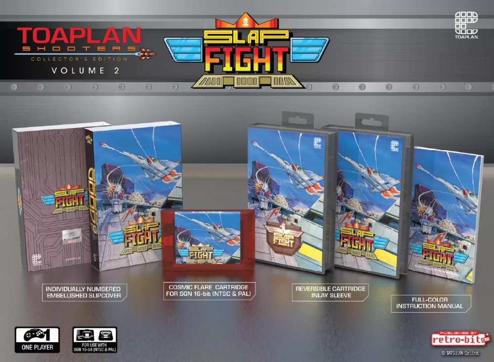 Slap Fight Collector Sega Megadrive Toaplan Shooters jeu retro MD PAL NTSC