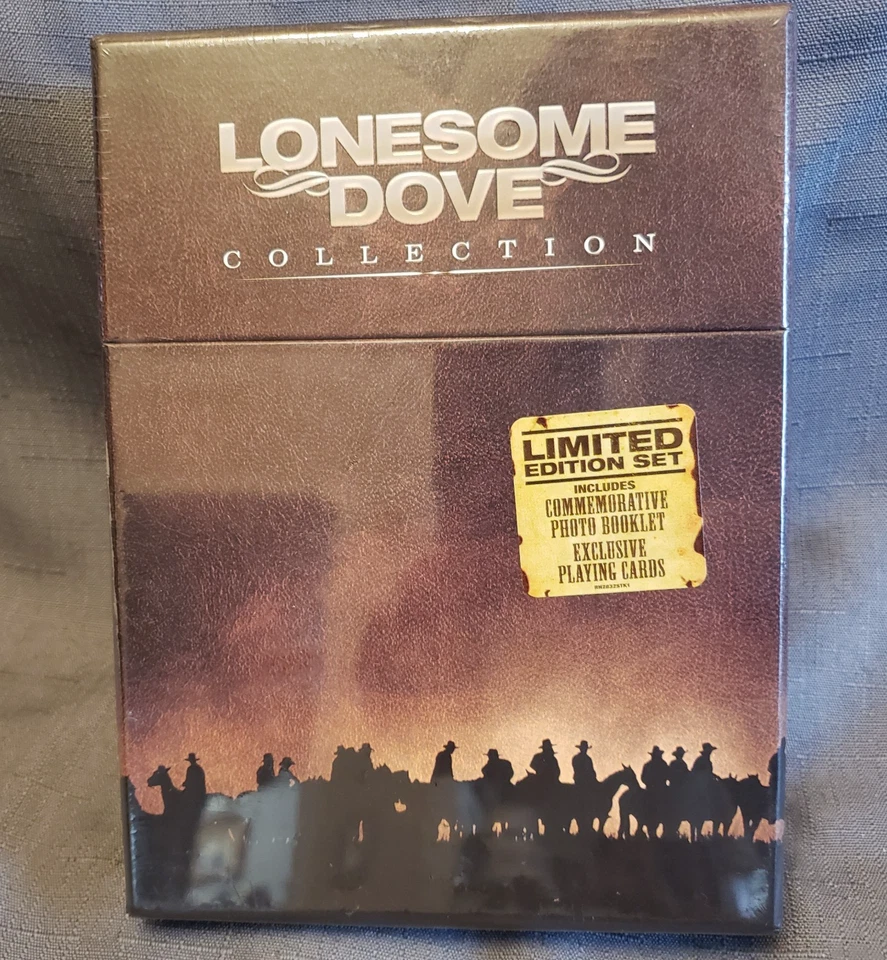Lonesome Dove Collection Limited Edition Box Set w/Playing Cards Sealed NEW - Imagem 2 de 4