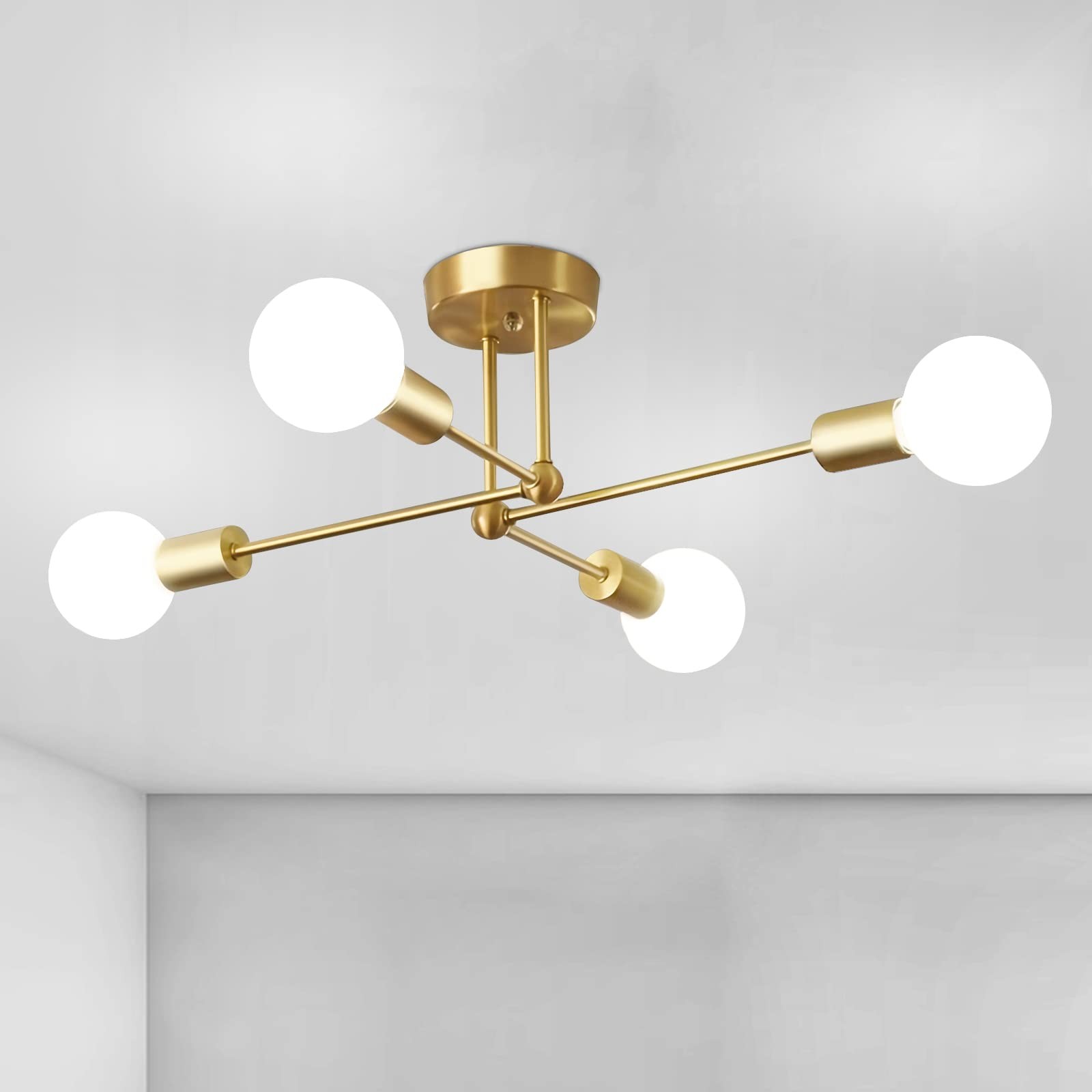 Plafoniera Soffitto Industriale Sputnik - Lampada Vintage DIY E27