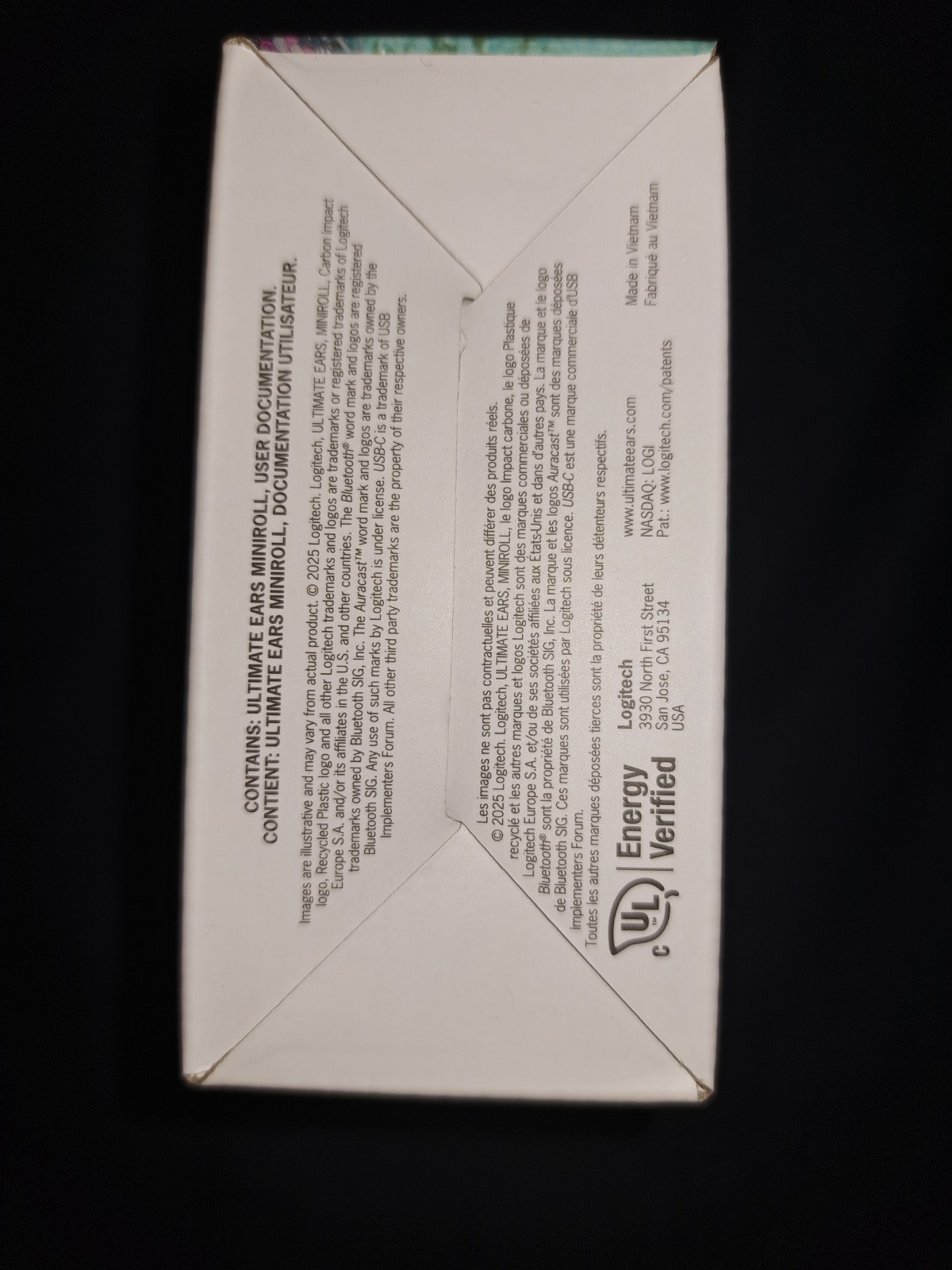 Ultimate Ears MINIROLL Brand New Bluetooth Speaker Portable Stereo