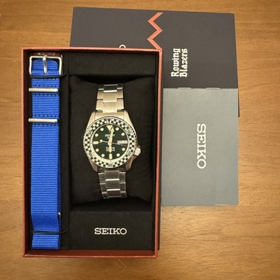Seiko 5 X Rowing Blazers X Wind Vintage Rally - Green 38mm - SRPM21 - In Hand