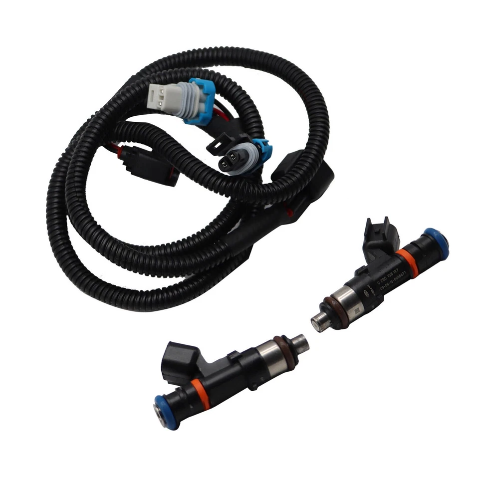 2Pcs Fuel Injectors with Harness Fit For For For Polaris RZR 800 2011-2013 - Image 2 of 4