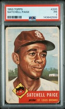 1953 Topps Satchell Paige #220 PSA 1