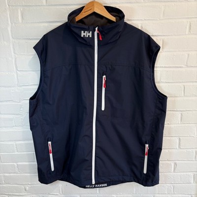 Helly Hansen Crew Vest Navy Blue Rain Sailing Jacket Men's 4XL