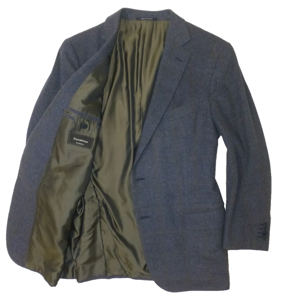 Blazer Zegna 54C/44S Azul Cachemir Excelente Estado Chaqueta Abrigo Deportivo Foto 2 de 4