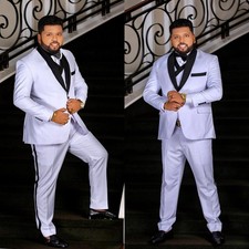 Business Men Suits Sets Jacket Vest Pants Slim Fit Formal Prom Single Breasted