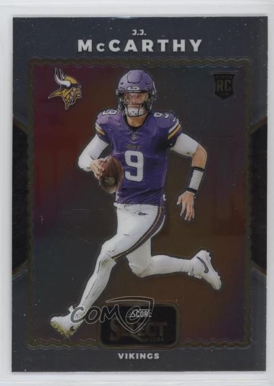 2024 Panini Select Score Select Throwback JJ McCarthy #17 1k6o