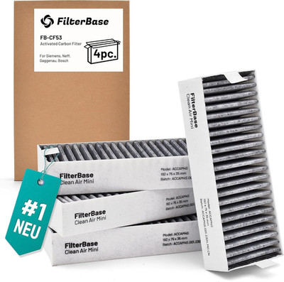   Aktivkohlefilter 4er Set - passend für 9001421821 9001563858 / Siemens Stud...
