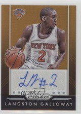 2015-16 Panini Prizm Auto Orange Prizm 5/65 Langston Galloway #P-LGW Auto 5h9