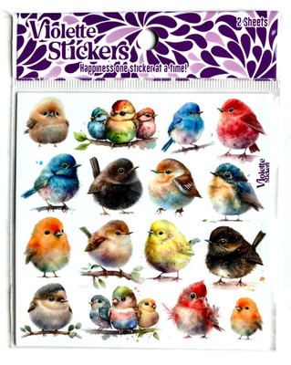 Violette Stickers, Easter Theme, Adorable!, 2 Sheets per package, You Pick!