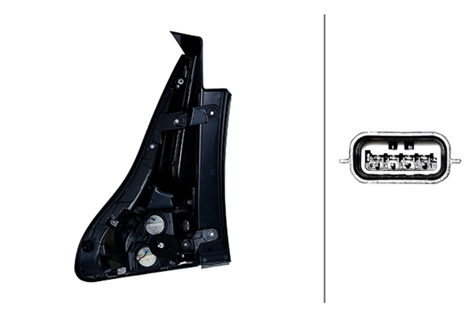 Fanale Posteriore Hella 2sd 012 313-121 P21w con Tecnologia Ibrida 12V per Renault 4 - Miniatura 2
