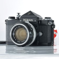 Nikon F Eye Level Black Camera  NIKKOR-S 50mm Lens from Japan Exc 3 