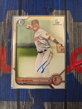 2022 Bowman Chrome - Prospect Autographs Greg Cullen #CPA-GC (AU, RC)