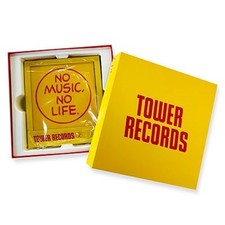 KM5 Instant Disk Audio CD Player Tower Records No Music No Life Yellow Japan New