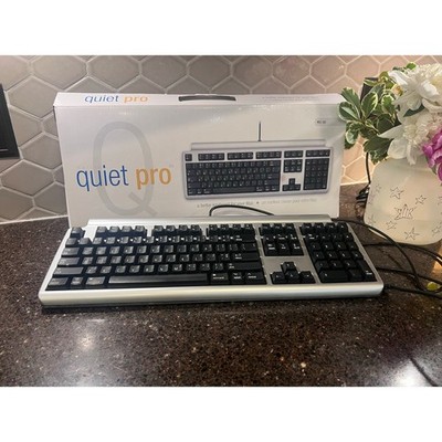 Matias Quiet Pro Wired Mac Keyboard in Box Quiet Click FK302Q Black Tactile USB