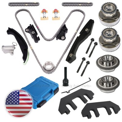 Timing Chain Kit Cam Gear Tool For Ford Explorer F-150 Transit 150 250 350 3.5L
