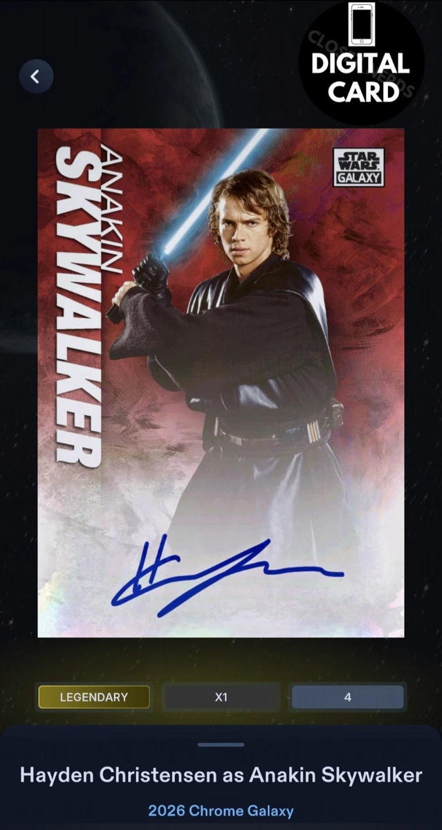 Anakin Skywalker Star Wars Collectable Trading Cards for sale | eBay