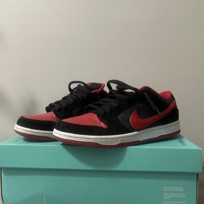 Nike Dunk SB Low J Pack Bred Red Black 304292-039 SZ 8.5 Pro University Premium