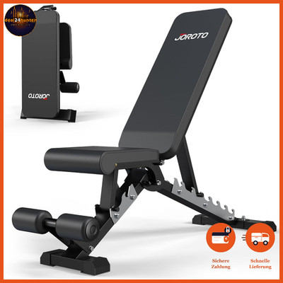 Hantelbank Verstellbar Klappbar Schrägbank 1,5 mm Stahl für Fitness Zuhause