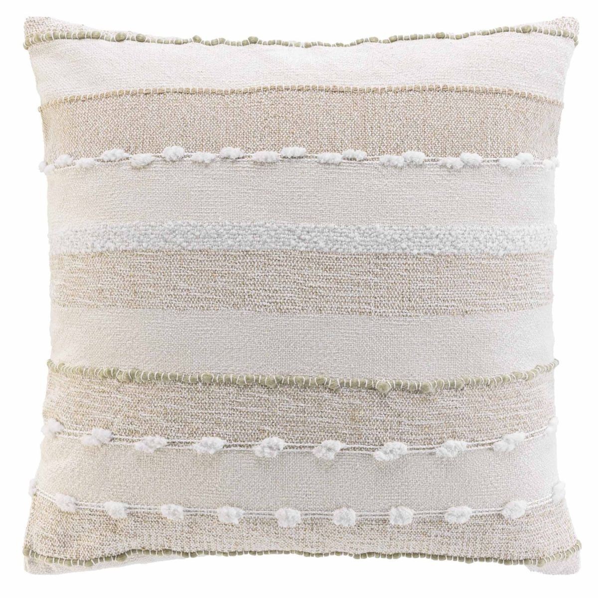 Coussin de salon Santos Beige 60x60cm pour ambiance cocooning