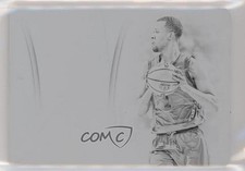 2017 Flawless Signature Prime Materials Printing Plate Black 1/1 Rodney Hood 5w7
