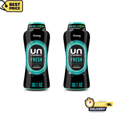 2pk Downy Unstopables In-Wash Laundry Scent Booster Beads, Fresh Scent, 30.1 oz