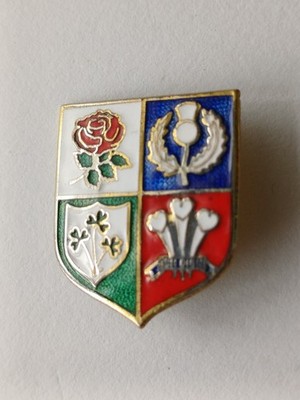 Abzeichen Rugby 4 Mannschaften Großbritannien Schottland England Irland Wales