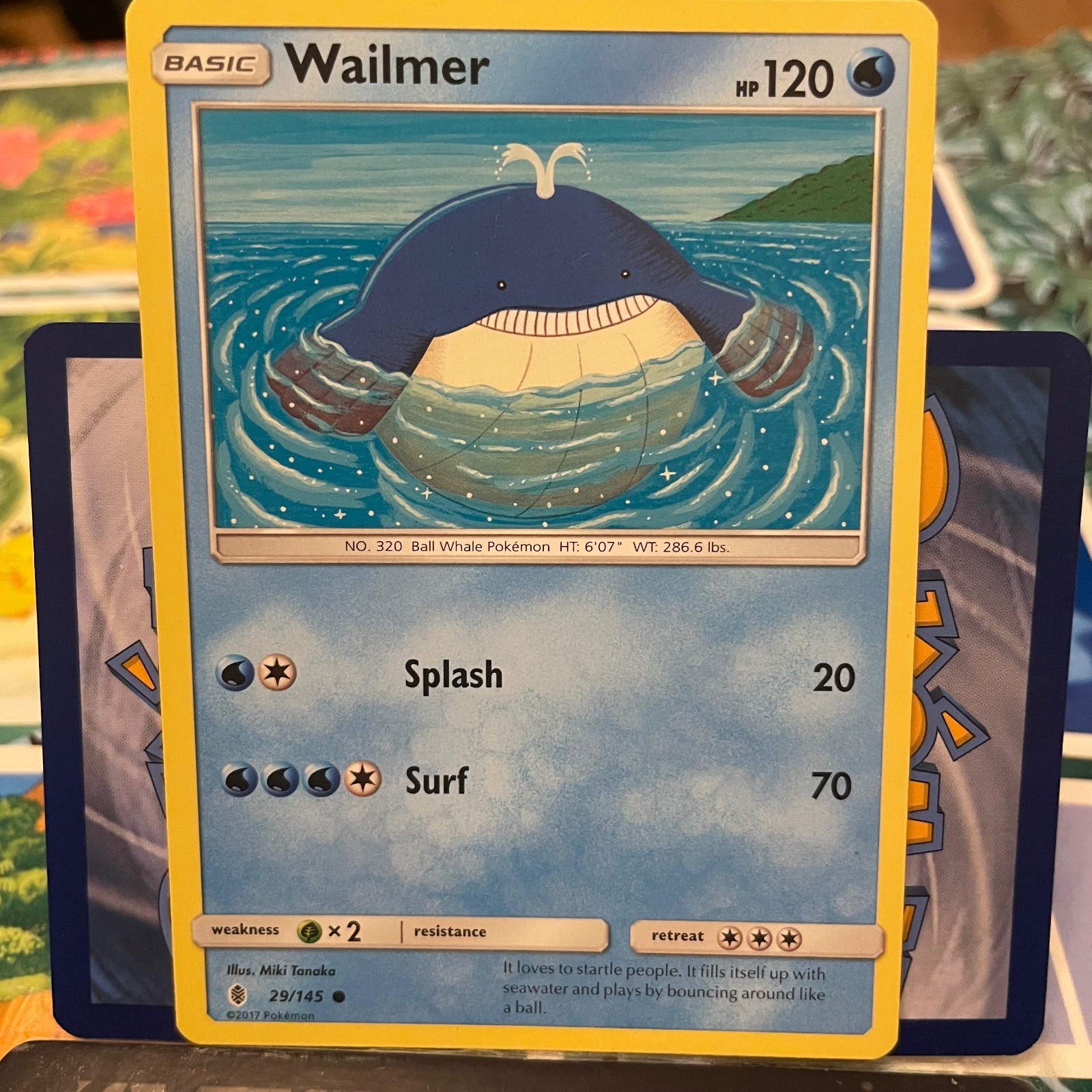 Wailmer 29/145 Common Guardians Rising Pokemon Near Mint