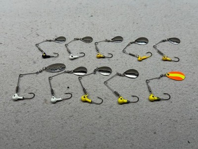 Jig Spinners, 1/16 & 1/32 oz 10,  What you see is what you get U FREE SHIPPIHG