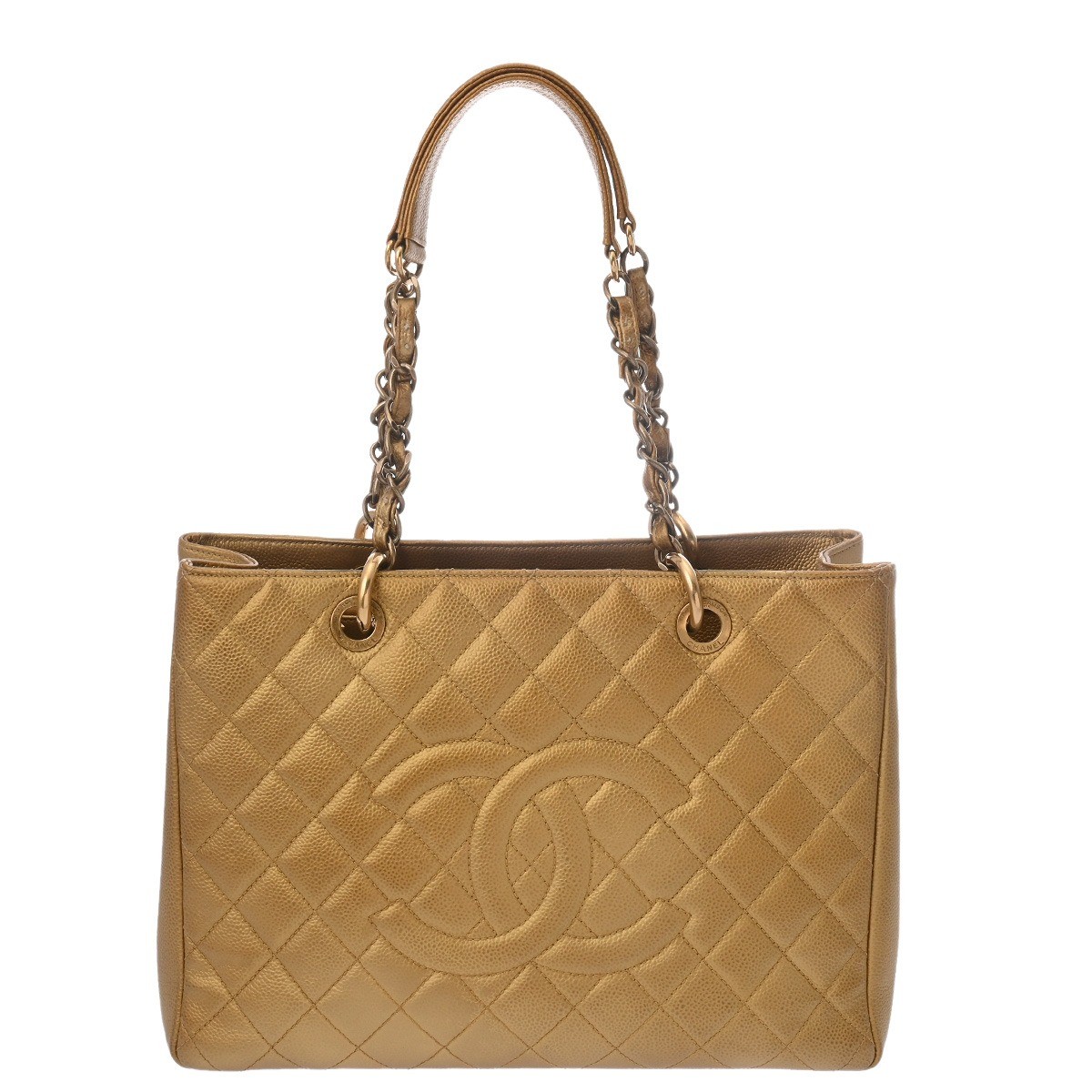 CHANEL GST Grand Shopping Tote Gold A50995 tote bag 800000119211000