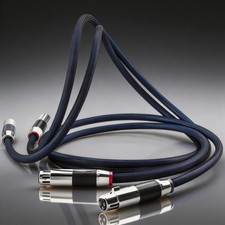 one Pair XLR Cable Silver Plated OCC Copper Balanced HiFi Audio Microphone Cable
