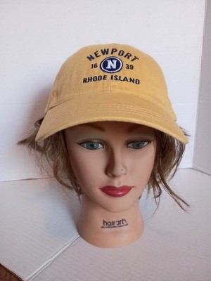 Ouray Sportswear Newport Rhode Island 1639 Hat Cap Tan ''N'' Crest Souvenir GUC