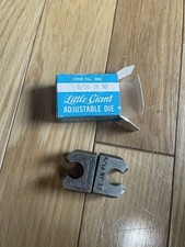 Little Giant No. 380 Adjustable Dies 9/16-18 NF Threaders Business USA