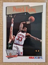 1991-92 NBA HOOPS PATRICK EWING SUPREME COURT #483 NEW YORK KNICKS