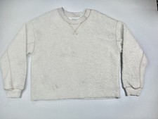 American Eagle Sherpa Fleece Pullover White Women's Small