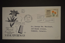 Canada, 1966 Saskatchewan / Prairie Lily FDC (Sc #484)