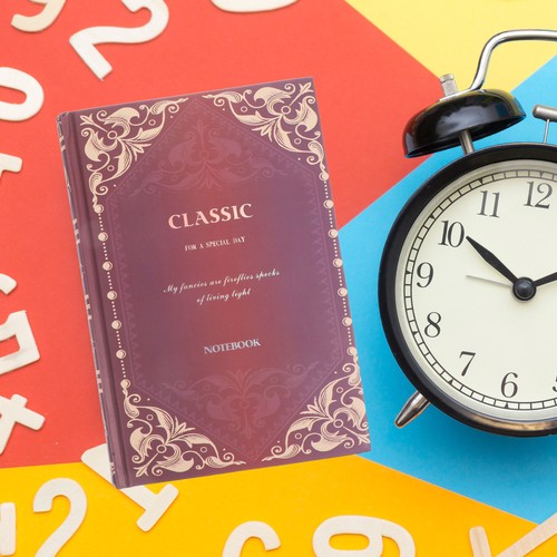 Retro Diary Hard Cover Blank Page Book Hardcover Journal Notebook - Bild 3 von 12