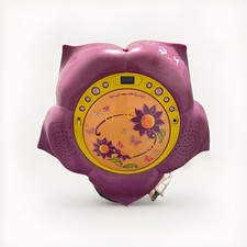 2009 Disney Fairies Tinker Bell Friends Purple Flower CD BoomboxF500B WORKS