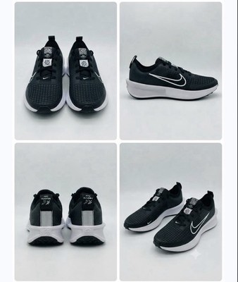 Nike Interact Run Shoes Black White FD2291-001 6 Men's NEW Without Box