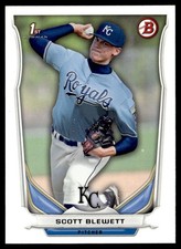 2014 Bowman Draft Picks & Prospects Scott Blewett Kansas City Royals #DP54