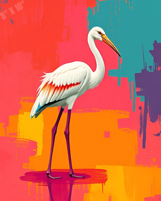 Ibis Pop Art 8X10 Print