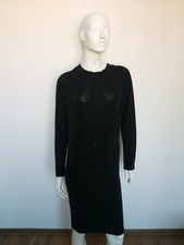 GANNI fabulous black  glitter dress long sleeve size XS