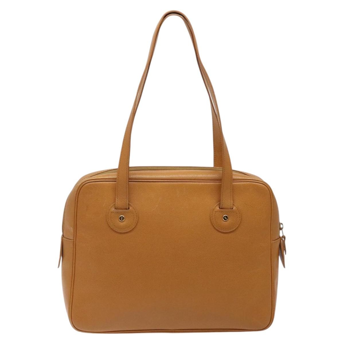 Borsa a tracolla Yves Saint Laurent in pelle marrone autentica