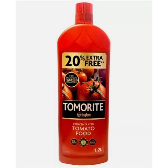 Levington Tomorite 1 Litre + 20% Extra Free (1.2L) Liquid Plant Food, Tomato