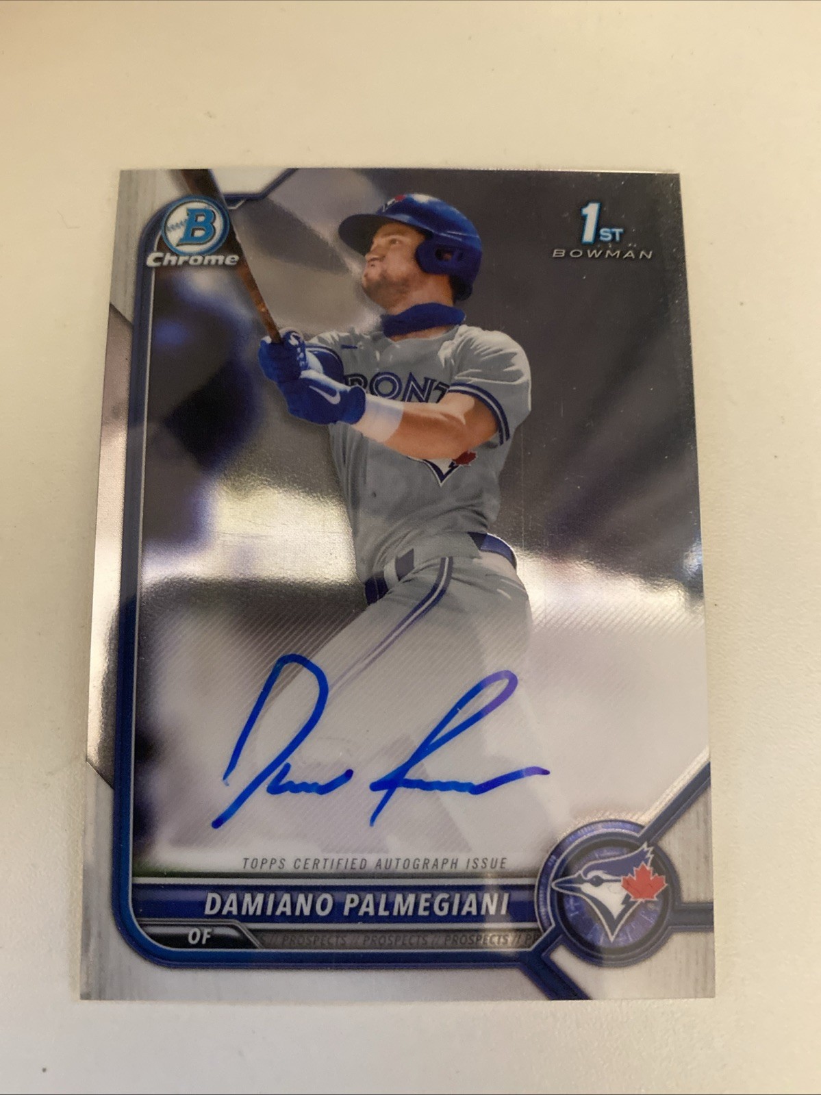 2022 Bowman Chrome Damiano Palmegiani Rookie 1st Bowman Autograph