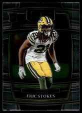 Eric Stokes 2021 Panini Select Rookie Concourse Card RC #88 Green Bay Packers. rookie card picture