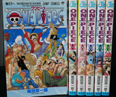 Eiichiro Oda manga LOT: One Piece vol.61~66 Set 