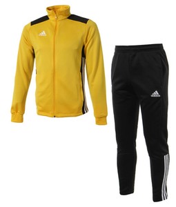 yellow adidas suit