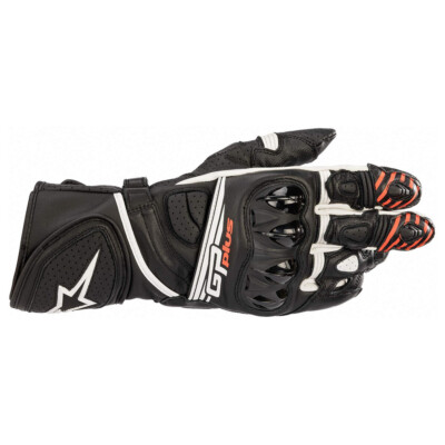 Alpinestars GP Plus R V2 Motorrad Sporthandschuhe schwarz weiß
