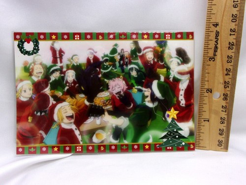 My Hero Academia Christmas Holiday Postcard Card - Japan - Picture 3 of 3